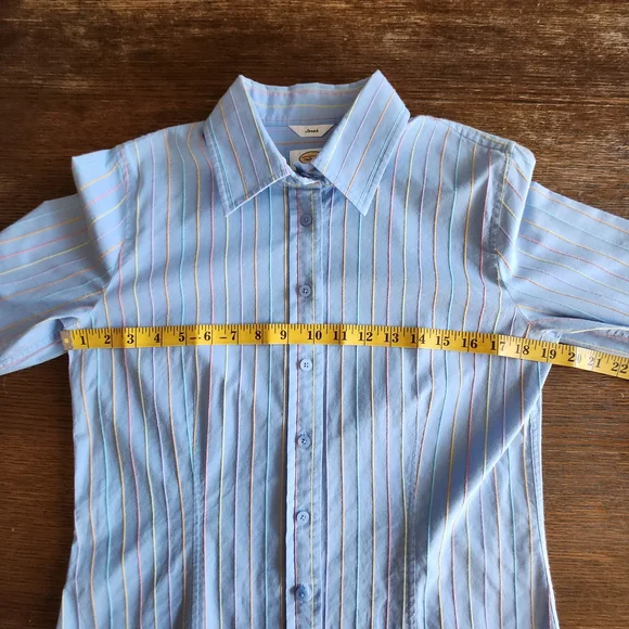 Talbots Multicolor Striped Shirt - Picture 6 of 8